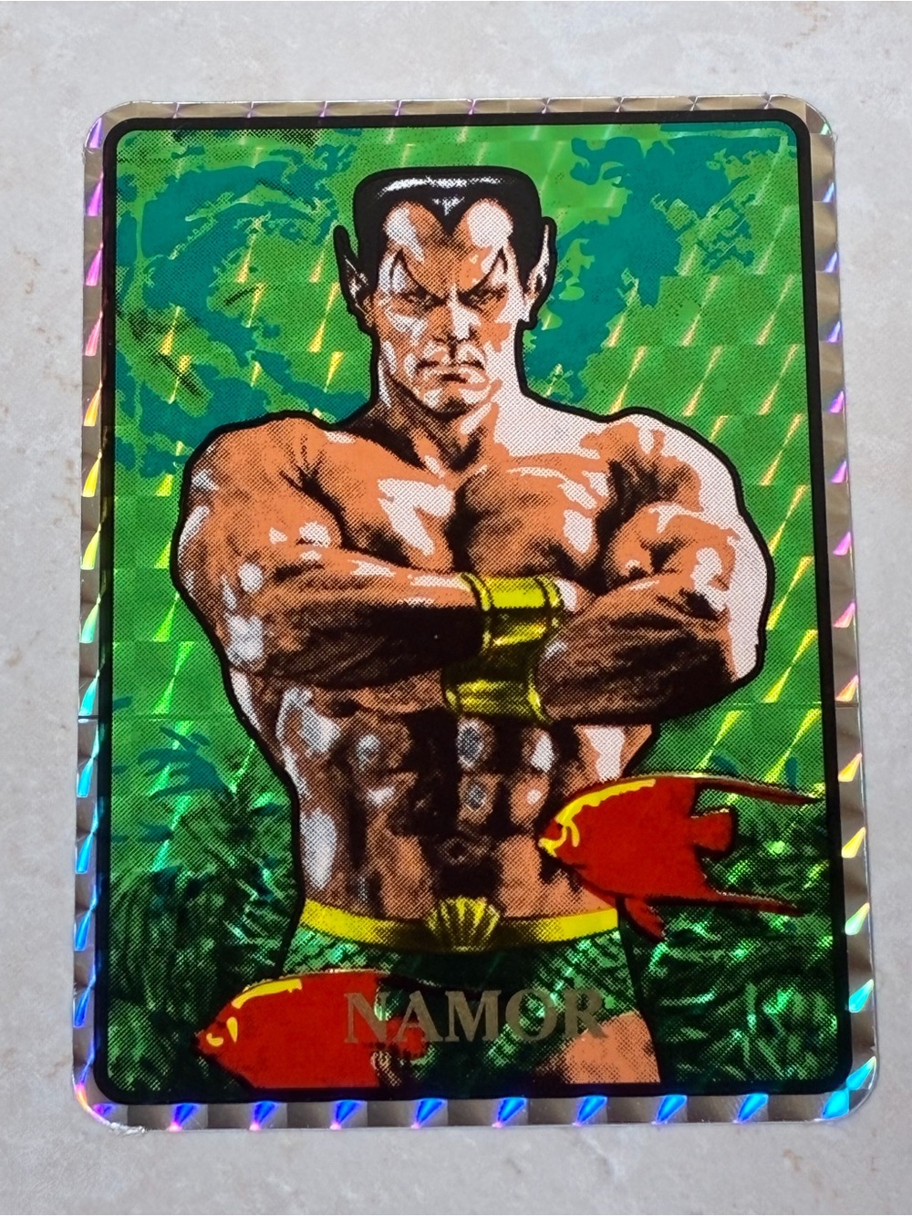 NAMOR the Sub-Mariner Vending Machine Prism Sticker